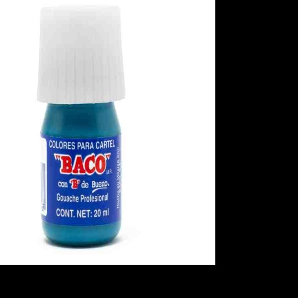 PINTURA CARTEL BACO 65 20ML.AZUL TURQUESA E.10 C.200